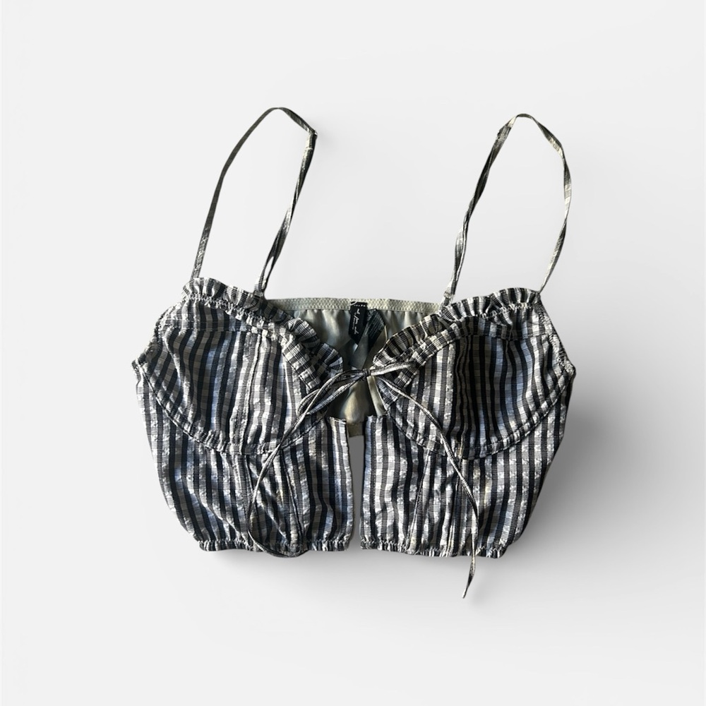 Out From Under (by Urban Outfitters) Betty Gingham Corset Top